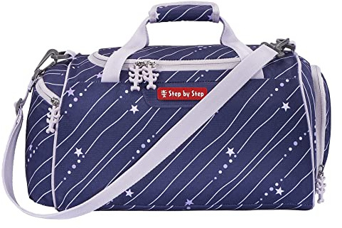 Step by Step Sporttasche „Fantasy Pegasus“, lila, mit Nasswäschefach, Abnehmbarer Tragegurt, Verstellbarer Schultergurt, für Mädchen 1. Klasse, 13L