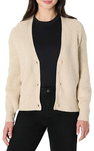 Amazon Essentials Damen Gerippte Soft-Touch-Blouson-Strickjacke