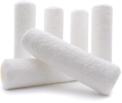 COTTAM Paint Roller Sleeve x6 | 9 Inch Roller Sleeves 1.75 | Multipack | Microfiber Roller | Paint Roller Sleeves 9 Inch for Emulsion
