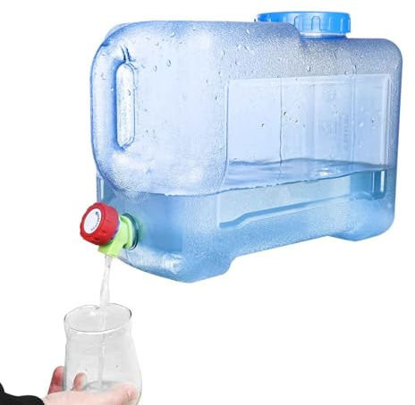 Trintion Camping Water Container with Tap Portable Camp Water Carrier Bucket BPA-Free Water Storage Tank for Outdoor Camping Fishing Party Van RV