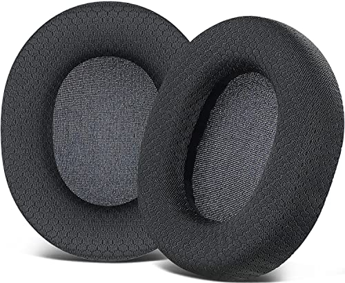 SOULWIT Earpads Replacement for SteelSeries Arctis 1/3/5/Arctis 7/7+/7P/7P+/7X/7X+/9/9X/Pro/Prime(Do Not Fit Any Arctis Nova) Headset, Ear Pads Cushions with High-Density Foam-Black