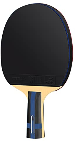 LINGOSHUN Tischtennis-Schläger Professional,Hochleistungs-Pingpong-Schläger Set für Fortgeschrittene Spieler und Wettkämpfe,Rutschfester Griff / 1 Pack/Short handle