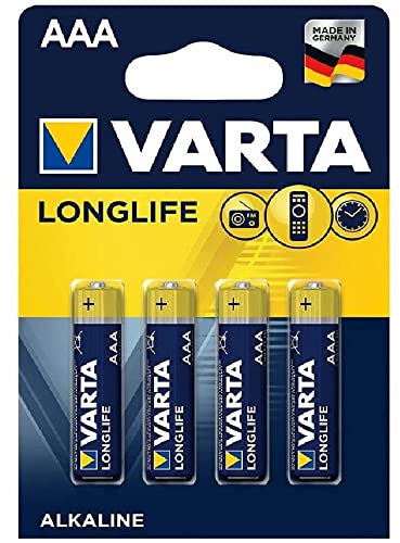 VARTA Longlife 4103 AAA Micro LR03 - Confezione da 10 blister da 4 batterie