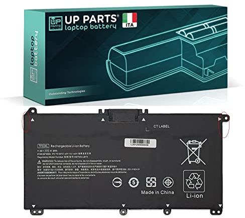 UP PARTS TF03XL Batteria Compatibile con HP 920046-421 920046-121 41,9Wh per PC Portatile PAVILION X360 14-bf0xx 14-bk0xx 14-bp0xx 14-cd0xx 15-cc0xx 15-cd0xx 15-ck0xx 17-ar0xx 920070-855 HSTNN-LB7X