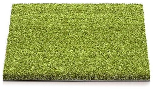 KARAT Coconut Doormat, Dirt Trapper Mat, Coconut Mat with Non-Slip Backing (Green, 85 x 110 cm, 1.7 cm)