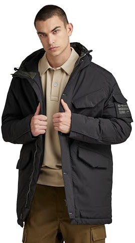 G-STAR RAW Men's Vodan Padded Hooded Parka Jackets
