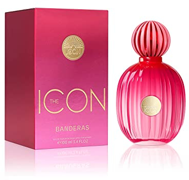 Banderas The Icon Woman Eau de Parfum für Damen – Langanhaltend – Eleganter, raffinierter und sinnlicher Duft – Vanille-, blumige und fruchtige Noten – Ideal für besondere Anlässe – 100 ml