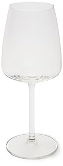Excelsa Barolo Set 6 Calici da Vino, Trasparenti, Vetro Soffiato, Capacità 480 Ml.