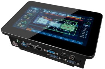 SunKol 10.1 Industrial Panel PC, Embedded Panel PC with 16:10 Capacitive Touch Screen with 1xUSB3.0, 1xUSB2.0 1xHDMI, 2xRS232, 1xVGA, 2xLAN (I3-3217U No RAM No Storage No System