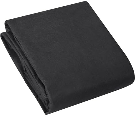 VEVOR Géotextile Non Tissé 3,0x30,5 m Toile de Paillage Anti-Mauvaises Herbes 271 g/m² Tissu d'Allée Perméable Résistant à la Déchirure pour Systèmes de Drainage, Aménagement Paysager, Couvre-sol Noir
