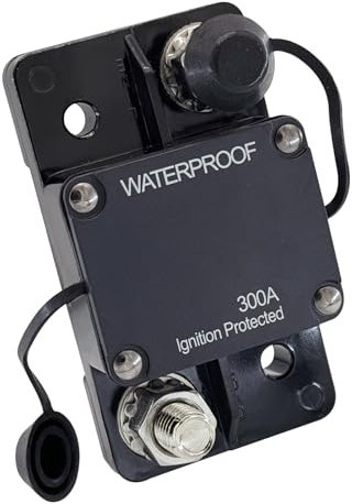 Interruttore automatico da 300 A, fusibile impermeabile dell'interruttore termico di CC 12V-30V del montaggio di superficie di Ampper con il ripristino automatico (ciclismo)