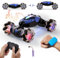 Warmiehomy Remote Control Car, 4WD RC Stunt Car with Gesture Sensing, 360° Rotating RC Drift Car with Lights & Music, 2.4GHz RC Car Kids Toys, Birthday Gift Present for 6-12 Year Old Boys Kids