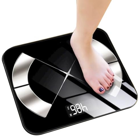 Bilancia Per Peso Corporeo, Preciso Monitor Composizione Corporea USB, Per Casa Palestra Ufficio Viaggio