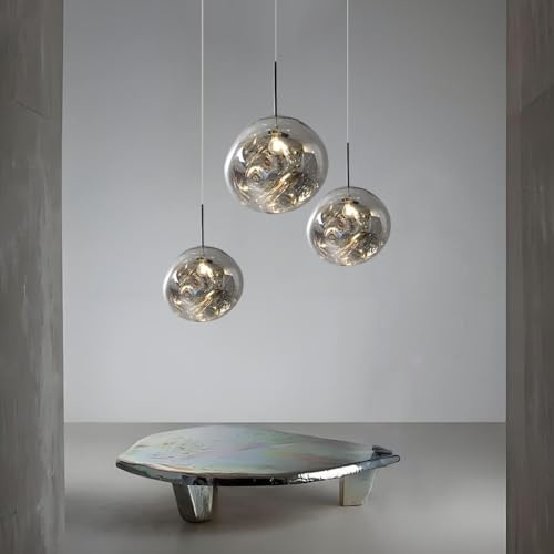 YUPIN Moderne 3-flammige Hängeleuchte Lava Art Hängelampe Pendelleuchte Aus Acryl Im Nordischen Stil Kreative Wohnzimmerbeleuchtung Kronleuchter Mit E27 Für Treppenhaus Wohnzimmer Schlafzimmer Villa(C