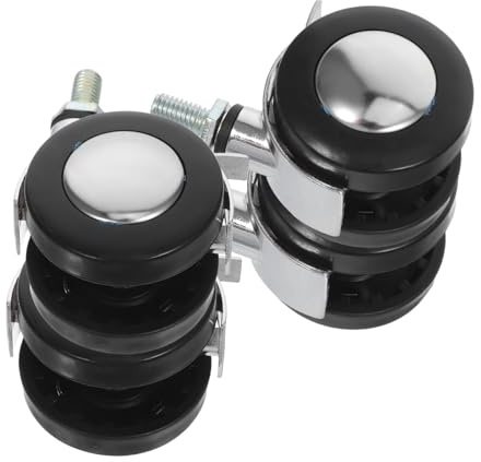 4pcs Zinc Alloy Office Chair Caster Wheels Heavy Duty Castors