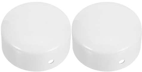DIYEAH Stainless Steel Handrail End Caps 2-Pack Stair Railing Terminators Protective Metal Covers Easy Installation for Home and Commercial Use