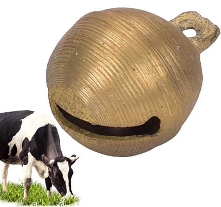Kupferglocken Für Weidende Schafe – Kuhglocken Aus Bronze | Laute Bronzeglocke Für Dies Viehbestandsverfolgung, Das Farmmanagement, Die Tieridentifizierung, Die Weideüberwachung, Den Traditionellen Ge
