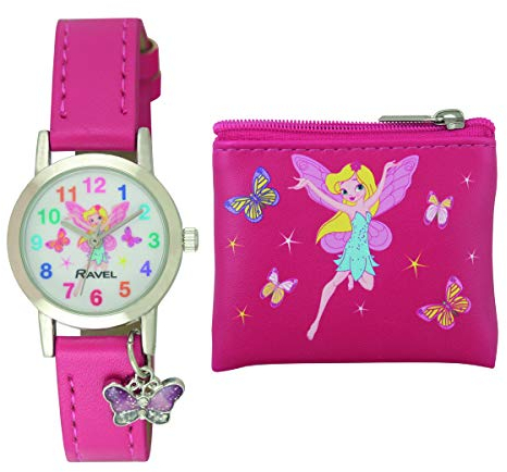 Ravel - Little Gems Armbanduhr und Handtasche für Kinder, Fee, Petite, Riemen