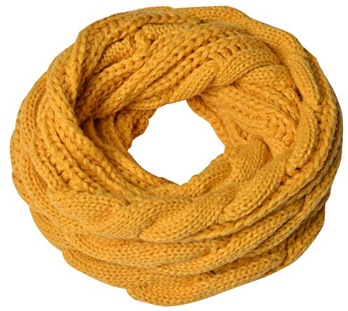 Miobo Strick Loop Schal – Warmer Winterschal für Damen & Herren – 60x30cm, weiche Wolle