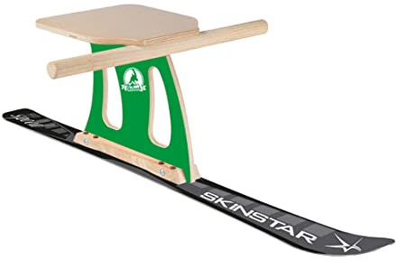 SkiBock Race Kit complet de luge de ski avec luge, ski, neige, luge verte