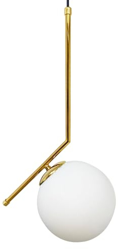 bamyum Hängelampe Wohnzimmer Vintage, Waterfor Pendelleuchte Gold Glas, Wohnzimmerlampe, Hängelampe Gold Schlafzimmer, Esstischlampe Retro Vintage Küchenlampe Hangend Pendelleuchte Vintage Küchenlampe