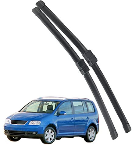 QHYTL Scheibenwischer Für Auto Scheiben Wiper Blades Für Touran 2003-2006 Wischerblatt Vorne Wischblätter Gummi Windshield Wipers 700mm+700mm fit Seitenstiftarm