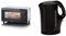 SEVERIN TO 2052 Back- und Toastofen & Clatronic Wasserkocher, Kettle, Wasserkocher 1,7 L mit automatischer u. manuellen Abschaltung, max. 2200Watt, schwarz, WK 3445