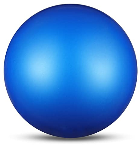 DRUNA Pelota de Gimnasia Rítmica de PVC 17 cm 350 gr, Aparto de Gimnasia, Pelota de Ejercicio (Azul)
