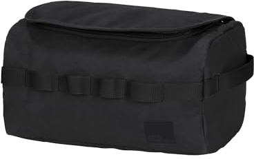 Jack Wolfskin Unisex Reisezubehör- Kulturbeutel Konya Washbag Schwarz Einheitsgröße