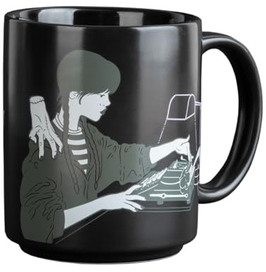 Mug en Céramique Grupo Erik - Mercredi - 35 cl / 350 ml / 11,8 oz - 9,5 x 8 cm - Mug à Café / Thé - Cadeaux sympas - Mercredi Addams