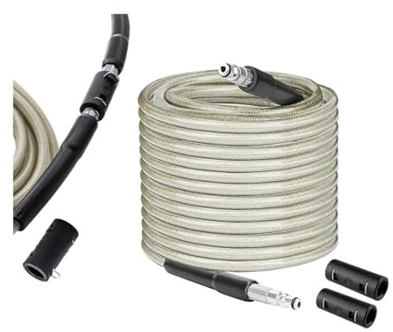 VNE Hochdruckreiniger-Verlängerungsschlauch-Reinigungsbecken-Rohrkabel-Schnellverbinder (Color : A, Size : 30M)