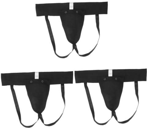 PACKOVE 3St Boxhose im Schritt tensgeräte flared leggings Fußball Schrittschutz professioneller Tiefschutz tragbar Schritt Hose Eishockey Zubehör Baumwolle