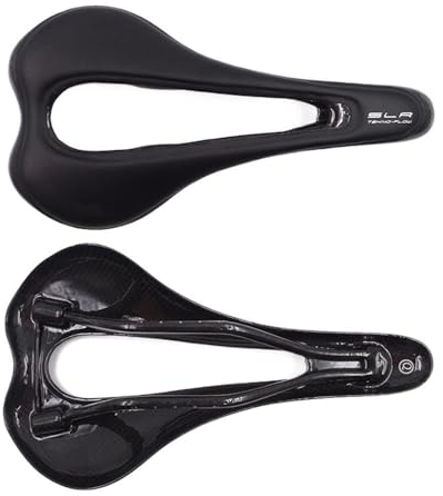 Fahrrad Sattel Wege Full Carbon Sattel Rading Bike Sitzberg Berg MTB Fahrradsattel Ultraleichte Kohlefaser -Fahrrad -Sitzkissen Fahrradfahrradteile Fahrradsattel Herren(Größe:Glossy Bottom case)