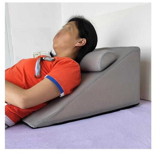 Keilkissen Bett Reflux Kissen Erwachsene RüCken Keilkissen gegen Säurereflux, 16 20 24 Zoll breite erhöhte Kissen für Kinder/Senioren/Erwachsene, Keilkissen nach Operationen zur Unterstützung von Nack