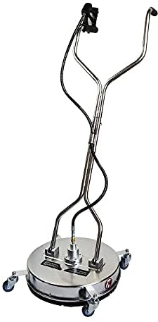 Lightakai 20 Zoll Hochdruckreiniger, Edelstahl Flächenreiniger Profi Bodenreiniger 4000 PSI - für Pflastersteine, Einfahrten, Terrassen, Decks und Gehwegen