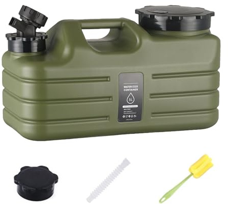 5L Water Containers with Spigot, WaterJug Portable Outdoor Camping Water Storage Carrier Jug Water Tank for Camping, Fishing, Hiking, Self-Driving Tour, EmergencyDrinking Storage Kettle