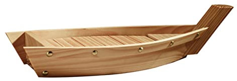 Cabilock Decoración De Barco De Sushi Japonés Plato De Madera Para Servir Bandeja Para Aperitivos Adecuado Para Casa o Restaurante