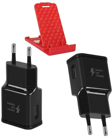 2er Pack USB Ladegerät Stecker Adaptives SchnellLadegerät Netzteil Adapter | für Samsung Galaxy S25 S24 S23 S22 S21 S20 S10 S9 S8 S7 S6 A13 A14 A15 A16 A17 A35 A37 A55 A56 A57 A05s A04s