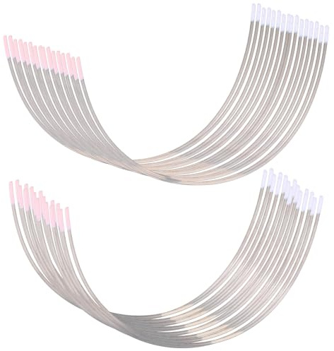 HJZHII 24 Paar BH Bügel, 2 Größen Stainless Steel Bra Replacement Damen Metall BH Ersatzbügel, C Cup D Cup Zubehör