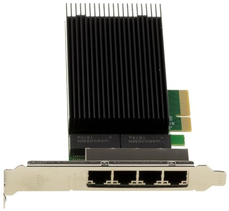 Azull Controlador de Red de Tarjeta PCIe 2.5G X4 LAN Gigabit Ethernet 4 Puertos RJ45 Soporte de Chipset Cuádruple 10 100 1000 2500 1G 2.5G