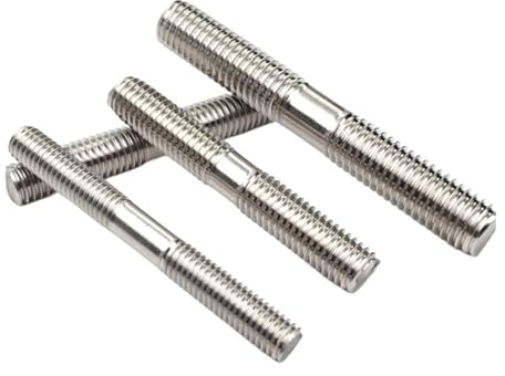 Varilla roscada de doble extremo de acero inoxidable 316 M6 M8 M10 M12 - Pernos prisioneros sin cabeza for uso industrial(60mm M8 1pcs)