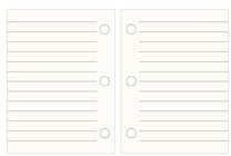 VMDVBNA notebook Ring Binder Notebook A5 Personal A6 A7 A8 Size Insert Refills Loose Leaf Spiral Diary Planner Inner Core 100g Paper(A9 Ruled)