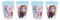 Theonoi 4 x Kinder Trinkbecher 260 ml/wählbar: Minnie Pony Princess Frozen PawPatrol Glas Kunststoff BPA frei - Geschenk Mädchen (4 x Frozen)