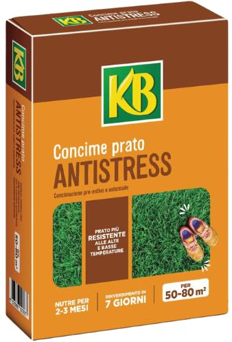 KB concime antistress estivo e pre-invernale per prati erbosi in confezione da 2 kg