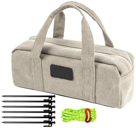 Zeltstangen-Tasche, Zelthering-Aufbewahrungstasche, Zeltheringe-Tasche, Zeltheringe-Halter, wasserdichte Zeltstangen-Aufbewahrungstasche, Camping-Zubehör für Wandern, Camping