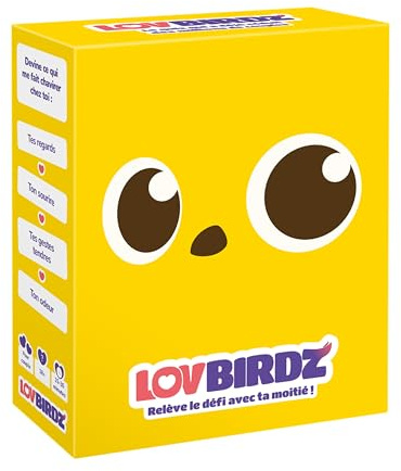 LovBirdz, Quiz pour Couples | Cadeau Saint Valentin | Jeu de Cartes Couple pour renforcer sa complicité | 190 Cartes Questions | Soirée en Amoureux
