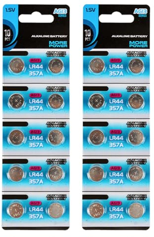 10/20 piezas AG13 LR44 batería de celda de botón alcalina 1.55 V batería de moneda de botón adecuado para pequeños aparatos eléctricos y juguetes