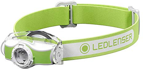 Ledlenser MH3 Outdoor Stirnlampe LED, Weiß/Grün, 200 Lumen, fokussierbar, Leuchtweite 130m, Leuchtdauer bis 35h, Metallclip, inkl. Batterie, Kopflampe