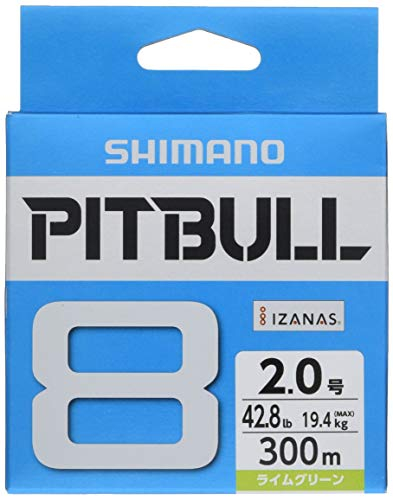 SHIMANO Pitbull PL-M78S Angelschnur, geflochten, 300 m, Limettengrün