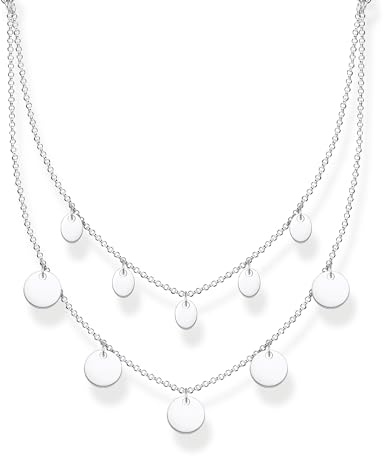 THOMAS SABO Collier mit Coins silber 925 Sterlingsilber